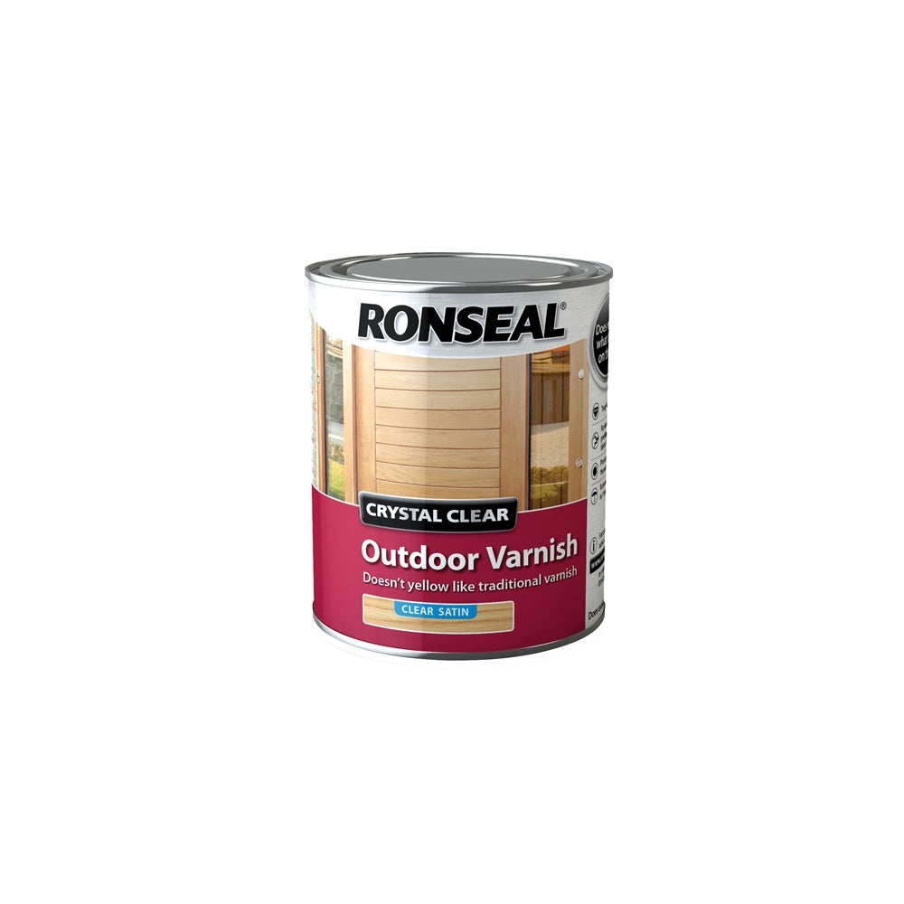 Crystal Clear Outdoor Varnish Satin 750ml