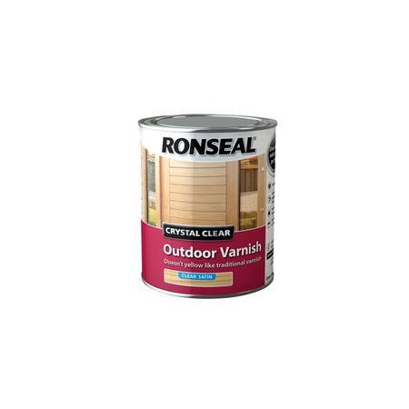 Crystal Clear Outdoor Varnish Satin 750ml