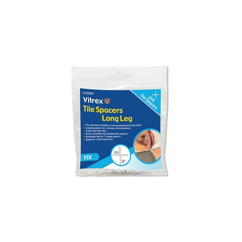 Long Leg Spacer 2mm Pack of 250