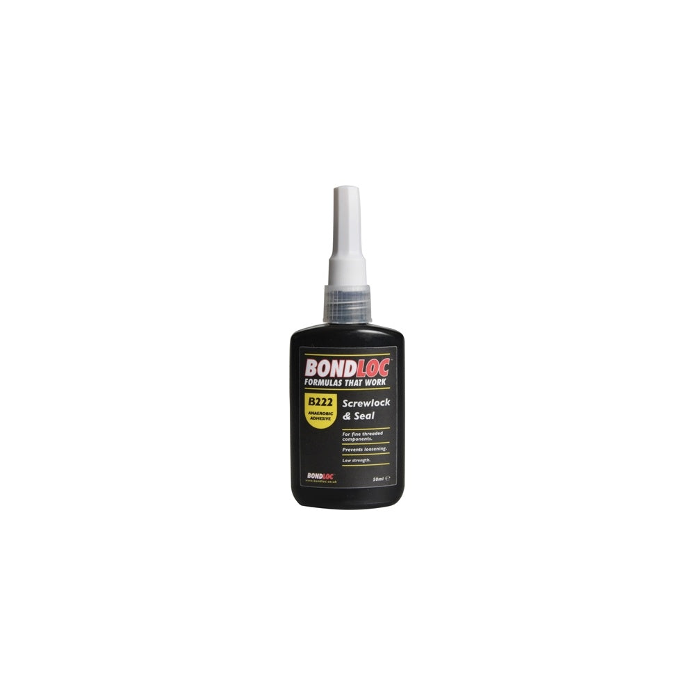 Bondloc B222 Screwlock Low Strength Threadlocker 50ml