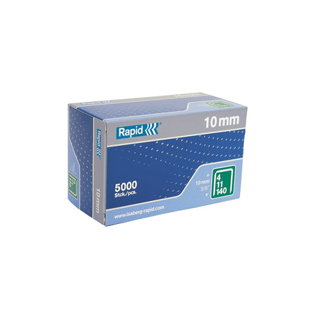 Rapid 140/12 12mm Galvanised Staples Box 5000