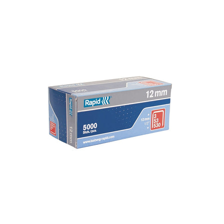 Rapid 53/12B 12mm Galvanised Staples Box 5000