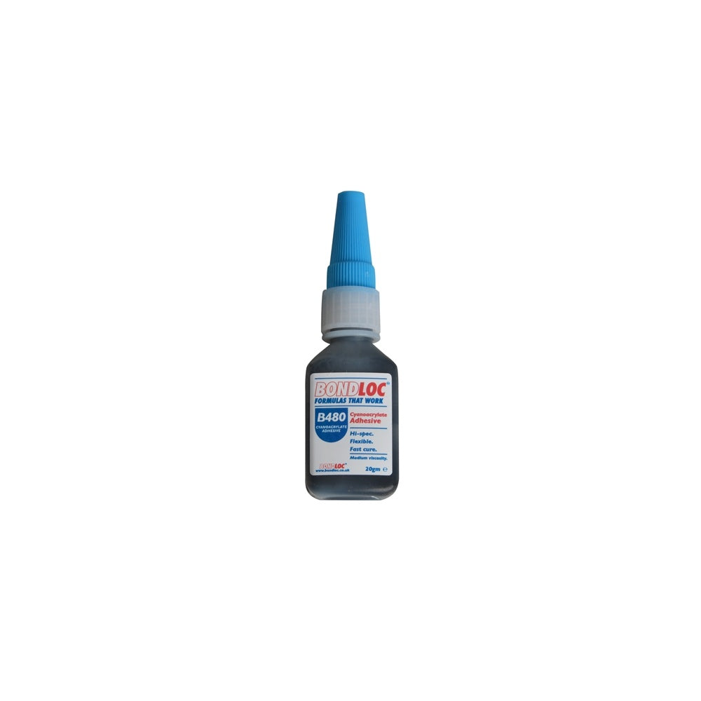 Bondloc B480 Black Rubber Toughened Cyanoacrylate 20g