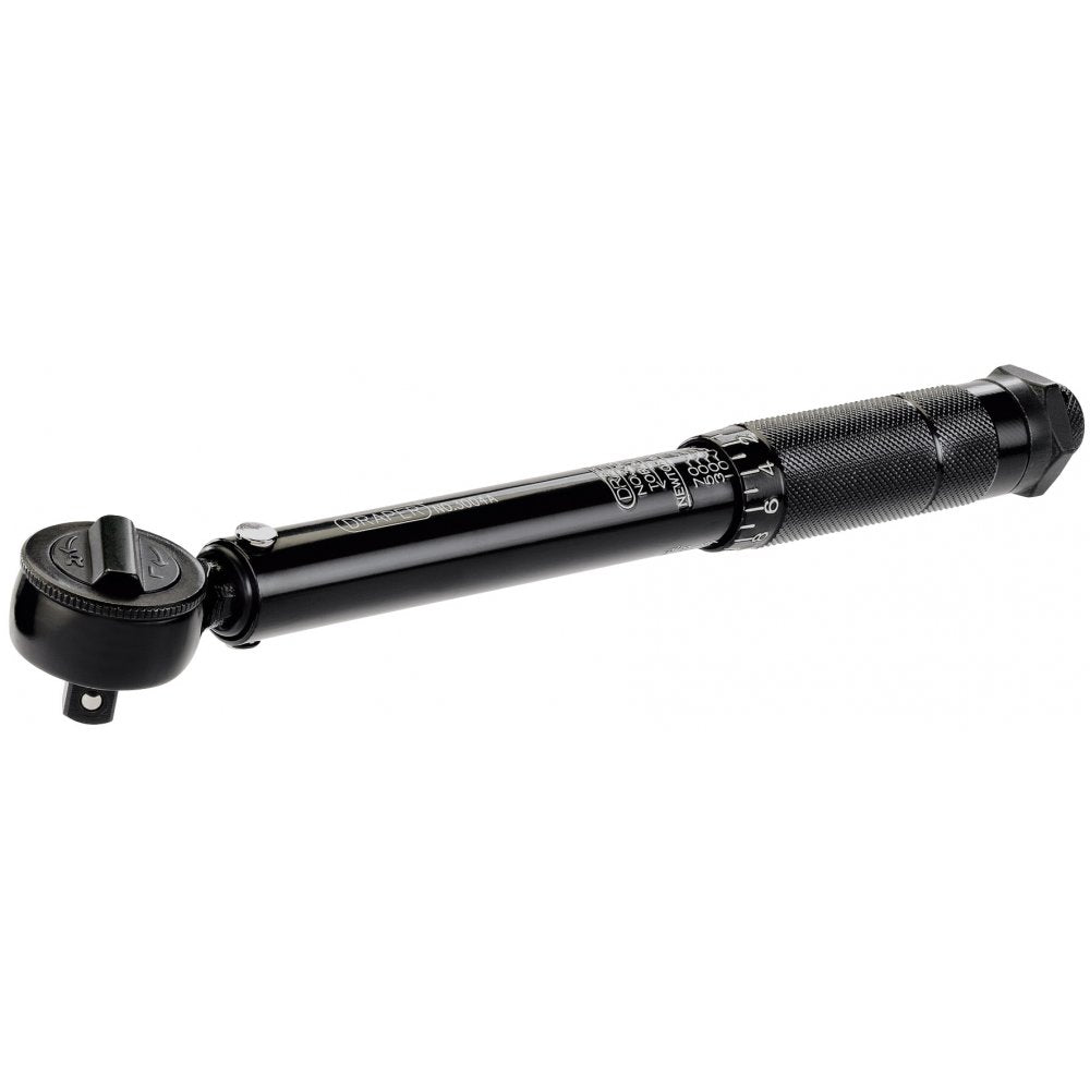 DRAPER 3/8" Square Drive 10 - 80Nm or 88.5-708lb-ft Ratchet Torque Wrench : Model No.3004A/BK
