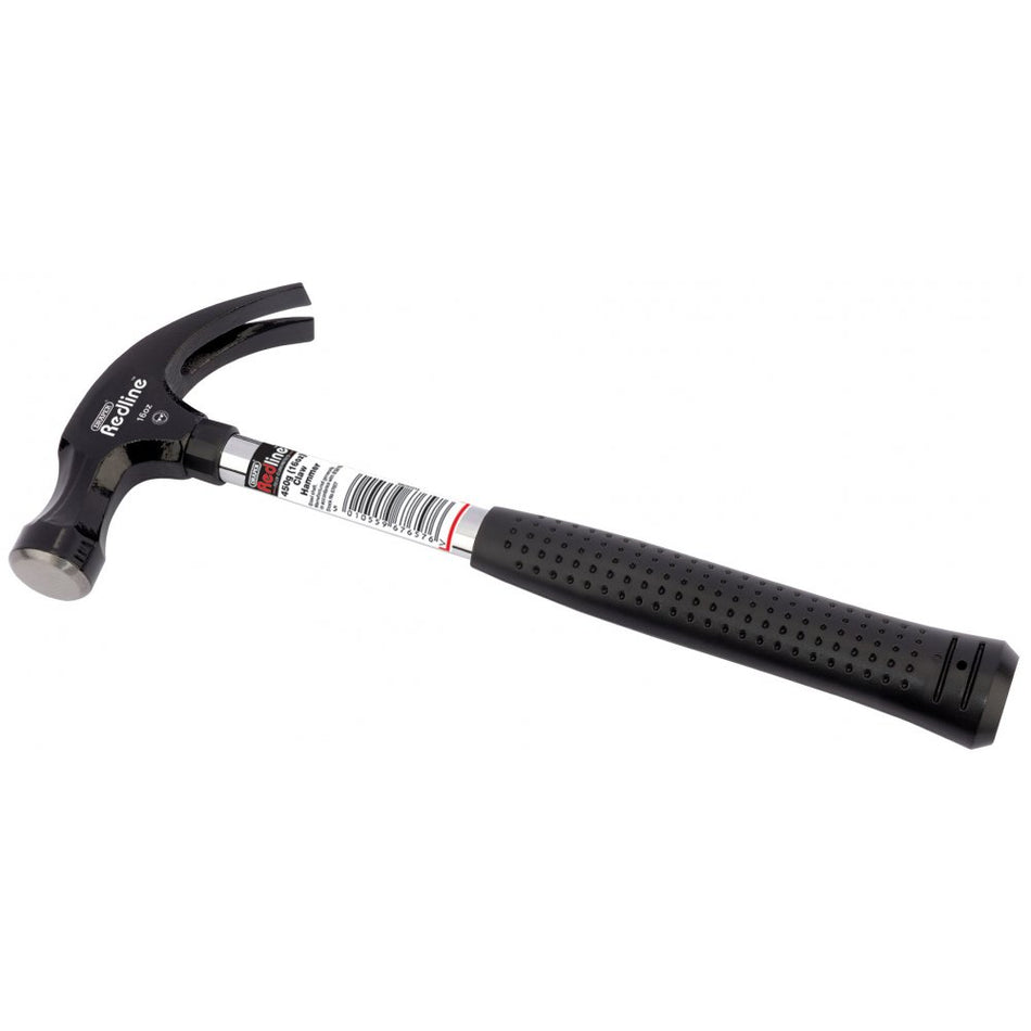 DRAPER 450g (16oz) Claw Hammer with Steel Shaft : Model No.RL-CHS