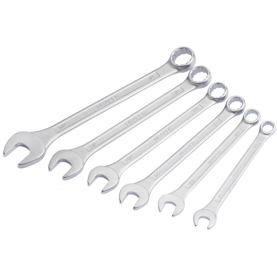 DRAPER AF Combination Spanner Set (6 piece) : Model No.RL-8231/6/AF