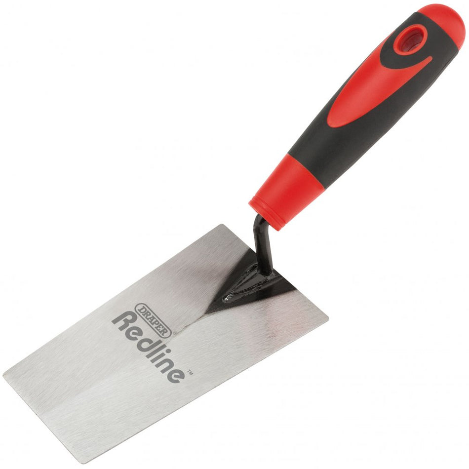 DRAPER Bucket Trowel with Soft Grip (140mm) : Model No.RL-BKT/SG/B