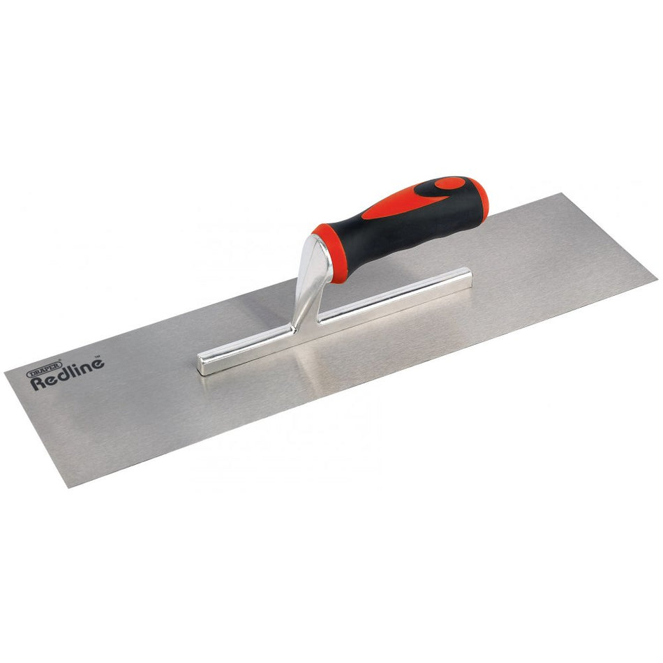 DRAPER 450mm Soft Grip Plastering Trowel : Model No.RL-PLT/SG/B