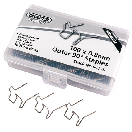 DRAPER 0.8MM Double U Staples (50): Model No.HPS-A