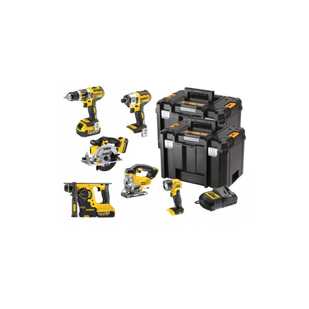 DEWALTDCK699M3T XR 6 Piece Kit 18 Volt 3 x 4.0Ah Li-Ion Model No- DCK699M3T-GB