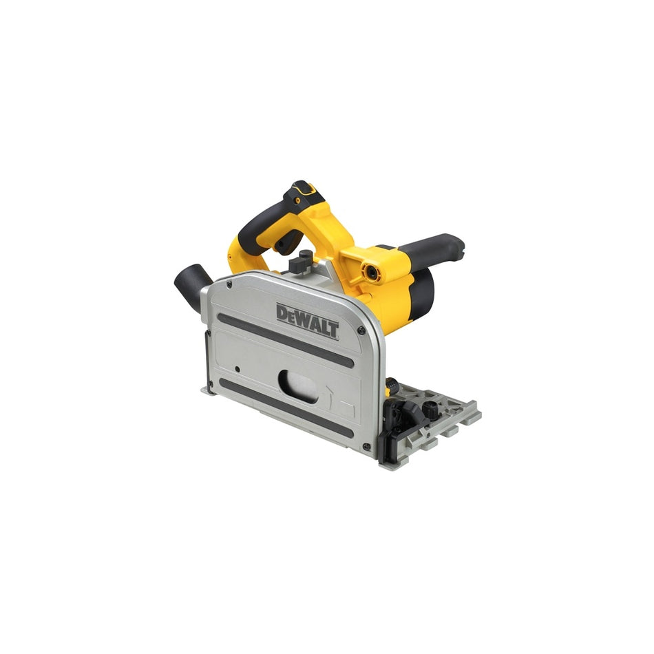 DEWALTDWS520KT Heavy-Duty Plunge Saw With Guide Rail 1300 Watt 240 Volt Model No- DWS520KT-GB