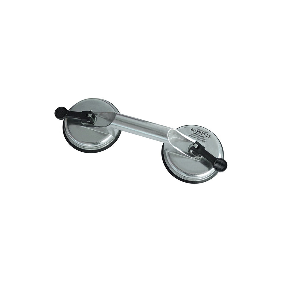 FaithfullDouble Pad Aluminium Pro Suction Lifter Model No-