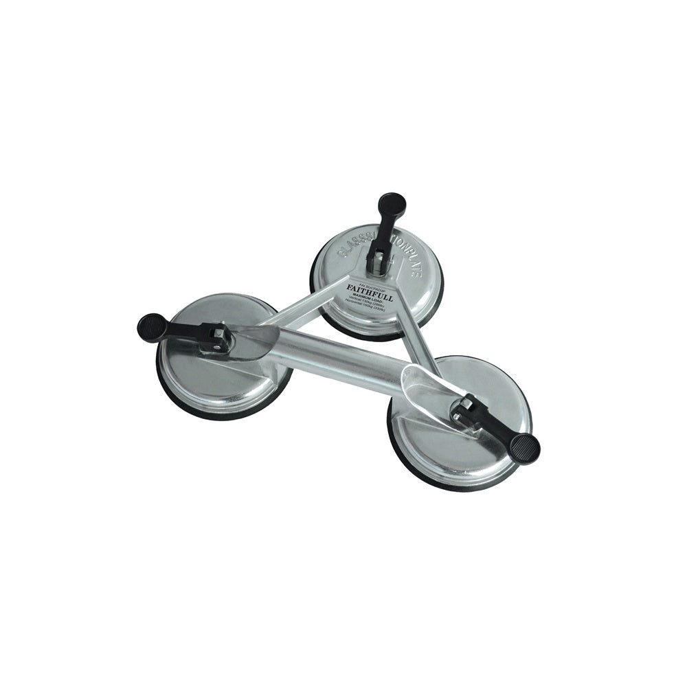 FaithfullTriple Pad Aluminium Pro Suction Lifter Model No- 7680141101