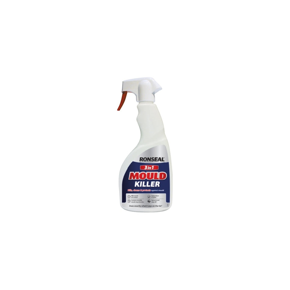 Ronseal3 In 1 Mould Killer Trigger Spray 500ml Model No- 36962