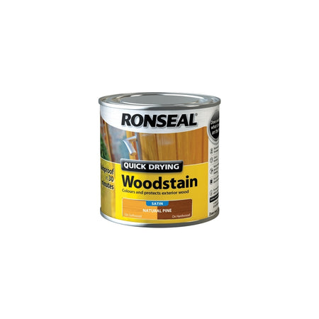 RonsealWoodstain Quick Dry Satin Natural Pine 250ml Model No- 37535
