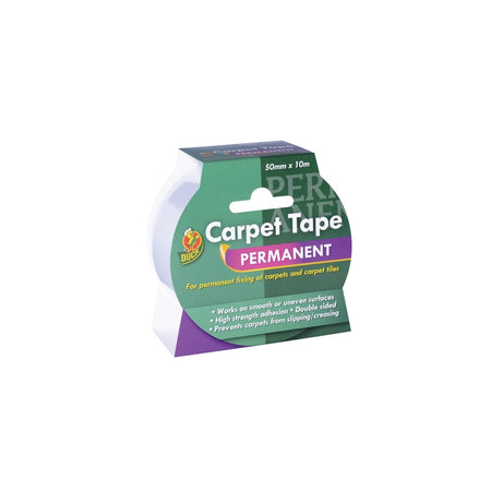 ShurtapeDuck Double Sided Permanent Carpet Tape 50mm x 10m Model No- 260507