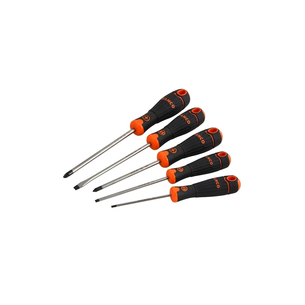 Bahco BAHCOFIT Screwdriver Set of 5 Slotted / Pozi