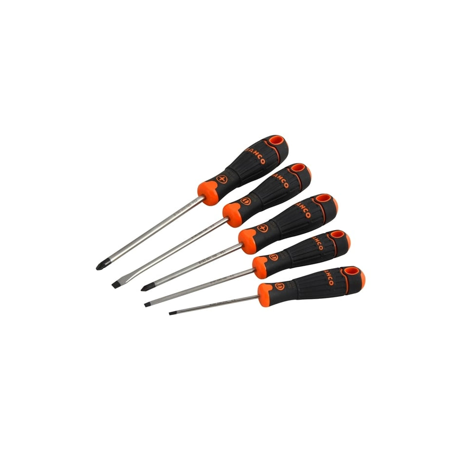Bahco BAHCOFIT Screwdriver Set of 5 Slotted / Pozi