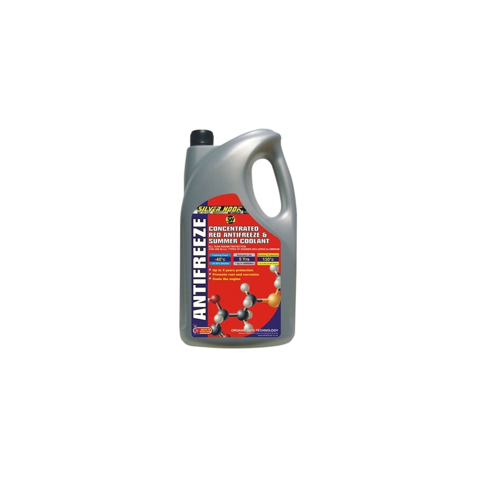 Silverhook Concentrated Red Antifreeze O.A.T. 4.5 Litre