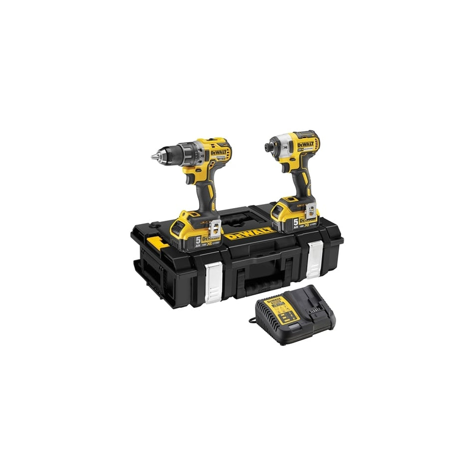 DEWALT DCK266P2 XR Brushless Twin Pack 18 Volt 2 x 5.0Ah Li-Ion