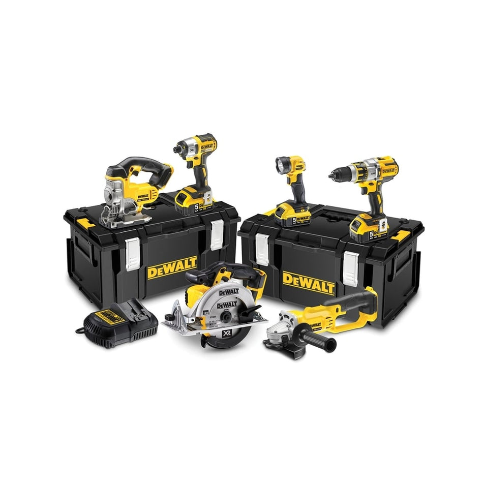 DEWALT DCK694P3 Brushless 3 Speed 6 Piece Kit 18 Volt 3 x 5.0Ah Li-Ion