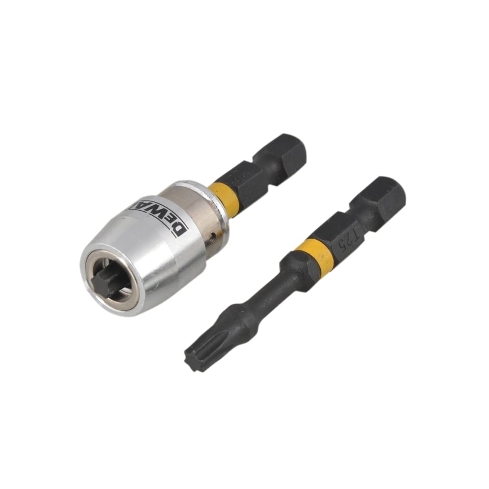 DEWALT Impact Torsion 2 x T25 50mm and Magnetic Screwlock Sleeve