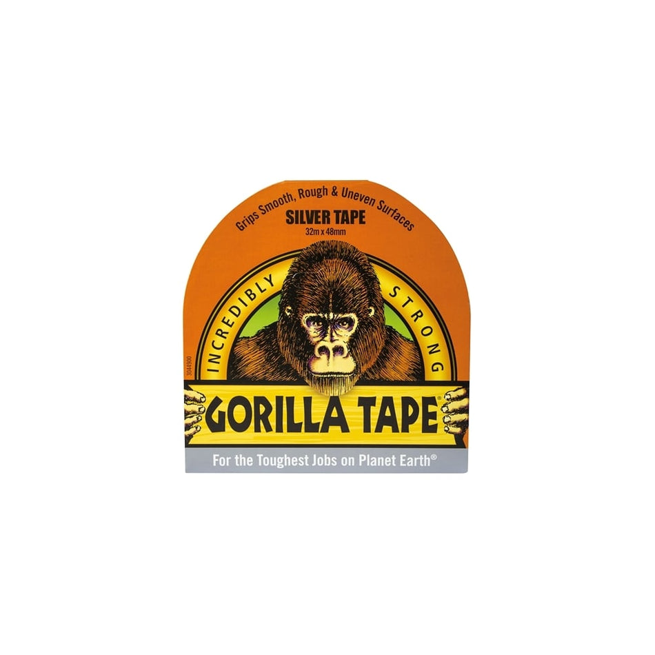 Gorilla Glue Gorilla Tape Silver 48mm x 32m: Model No- 3044901