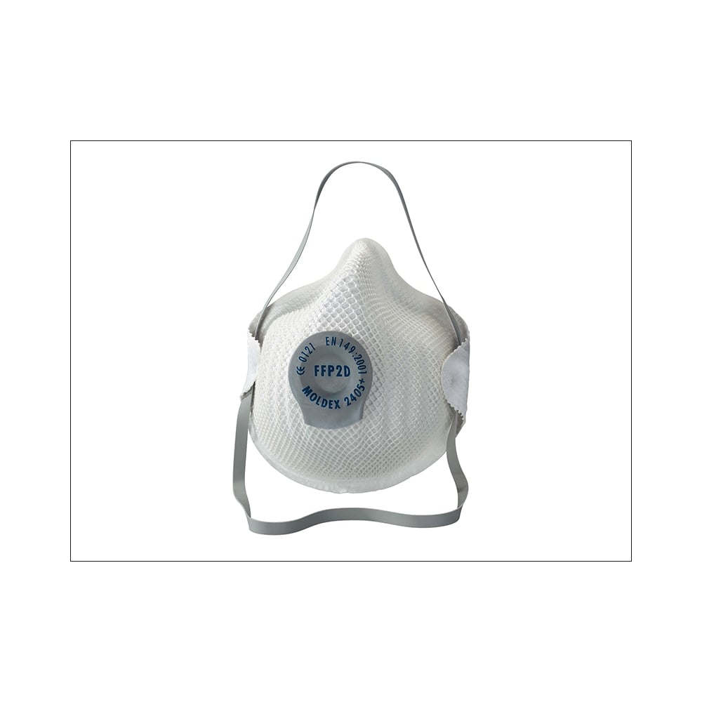 Moldex Classic Series FFP2 NR D Valved Mask Pack of 5: Model No- 2405-55