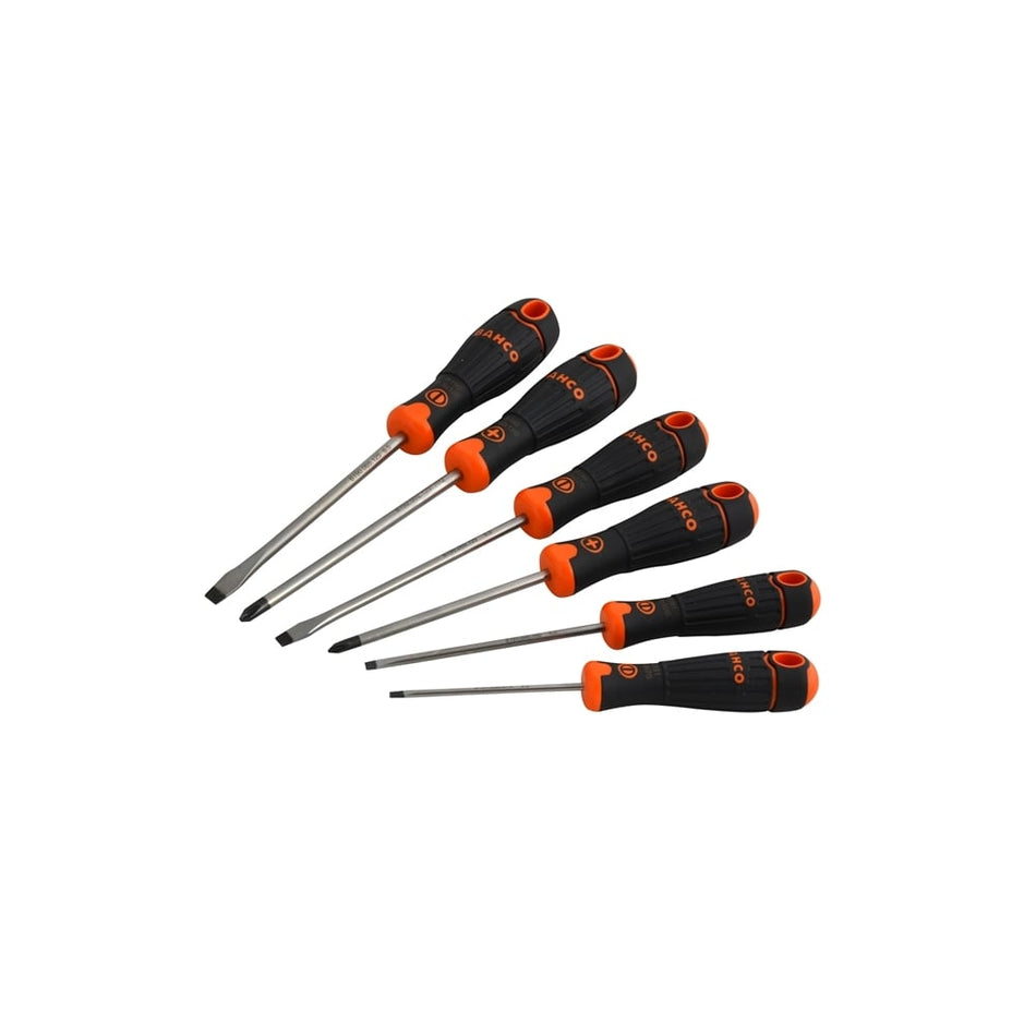 BAHCOFIT Screwdriver Set of 6 Slotted / Phillips Model No. B219.006