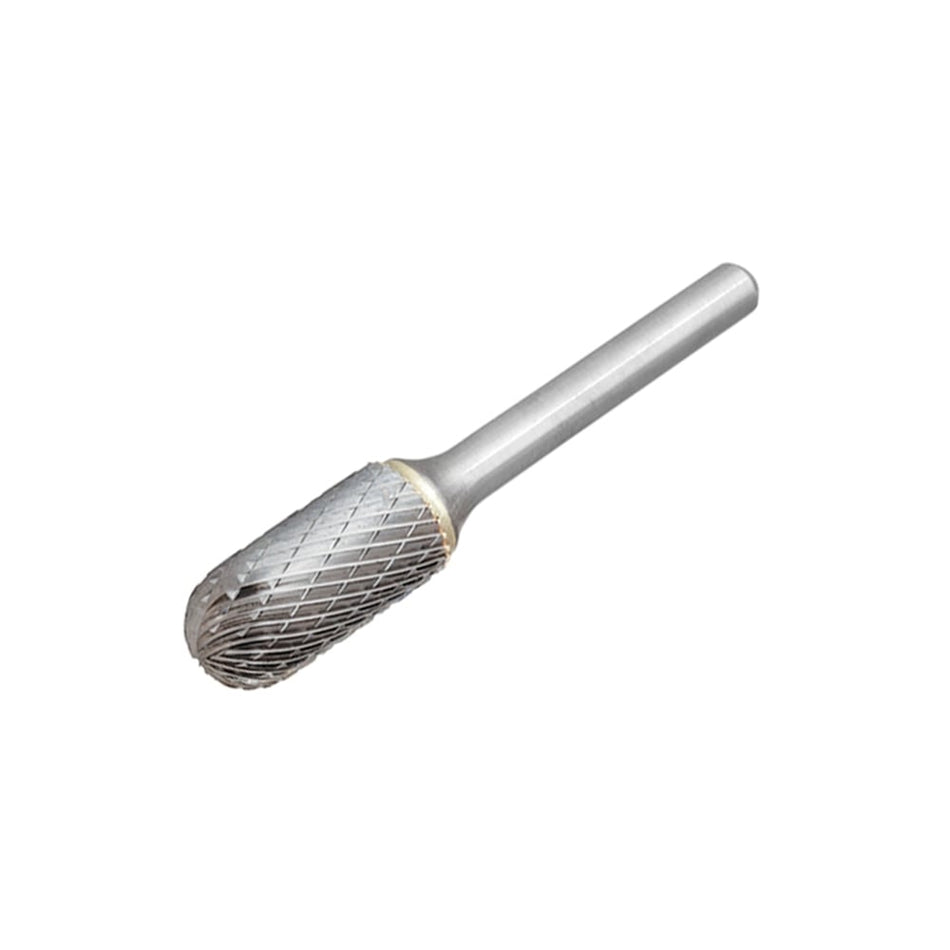 Solid Carbide Bright Rotary Burr Ball Nosed Cylinder 3mm x 3mm Model No. P8053.0X3.0