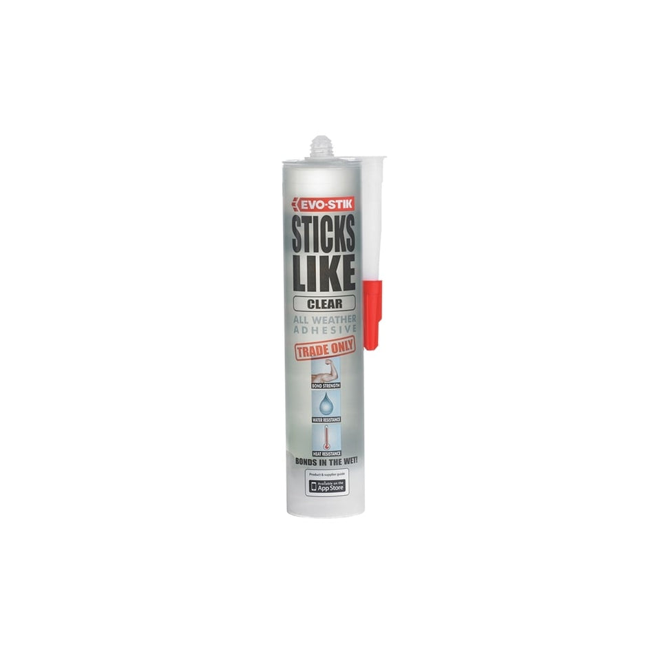 Sticks Like All Weather Adhesive Clear 290ml Model No. 663824
