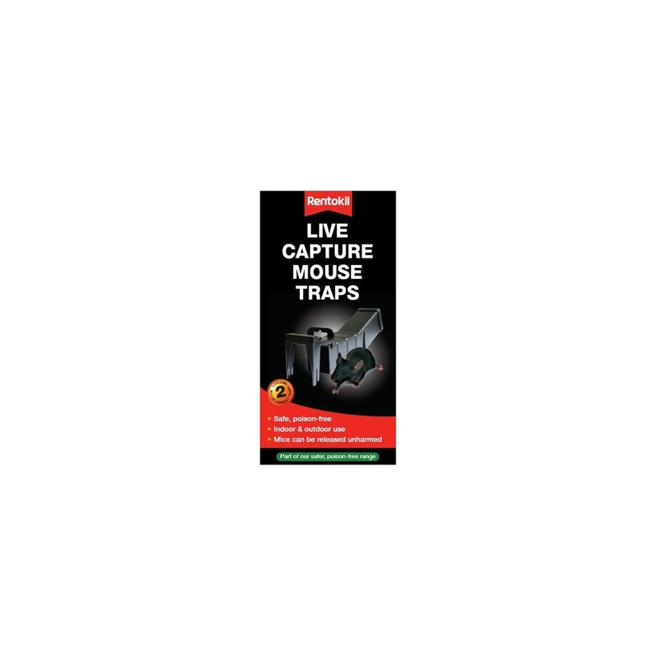 Live Capture Mouse Traps (Pack of 2) Model No. PTM80