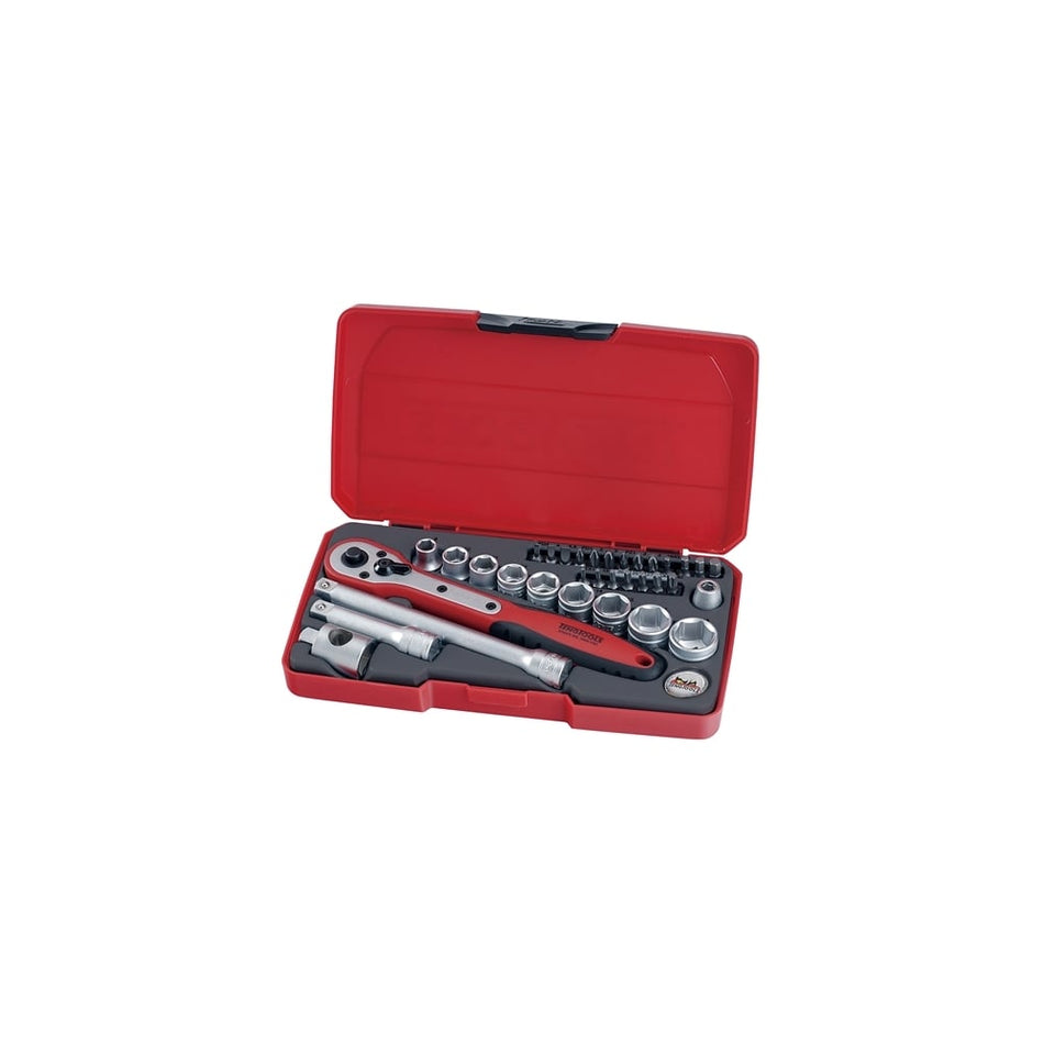 T3834 Socket & Bit Set of 34 Metric 3/8in Drive Model No. T3834