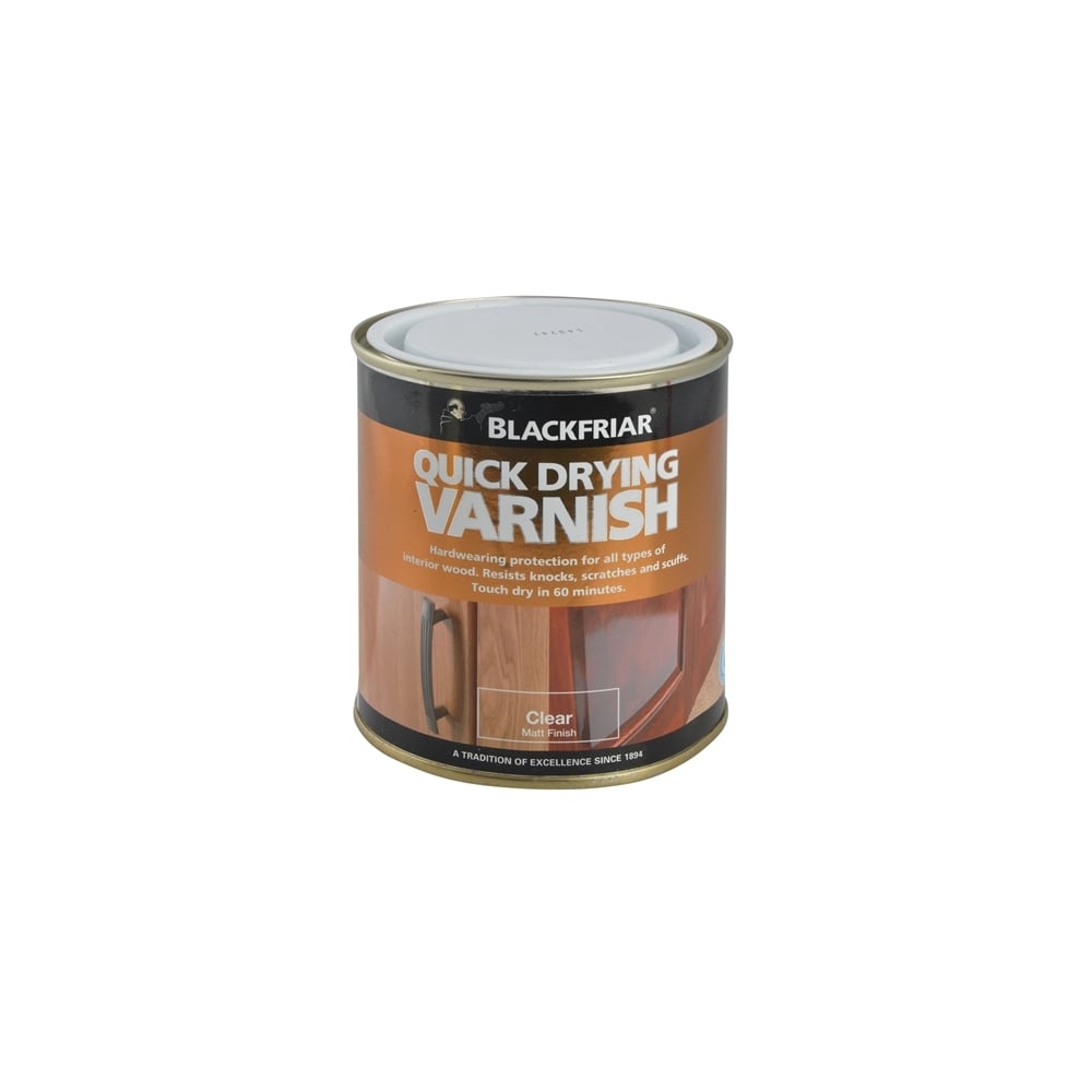 Blackfriar Quick Drying Duratough Interior Varnish Clear Matt 250ml