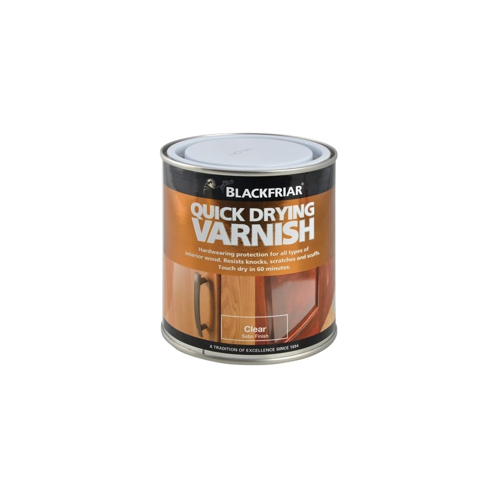 Blackfriar Quick Drying Duratough Interior Varnish Clear Satin 250ml
