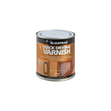 Blackfriar Quick Drying Duratough Interior Varnish Clear Satin 250ml