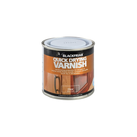 Blackfriar Quick Drying Duratough Interior Varnish Clear Satin 500ml