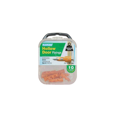 Plasplugs DR 308 Hollow Door Fixings (10)