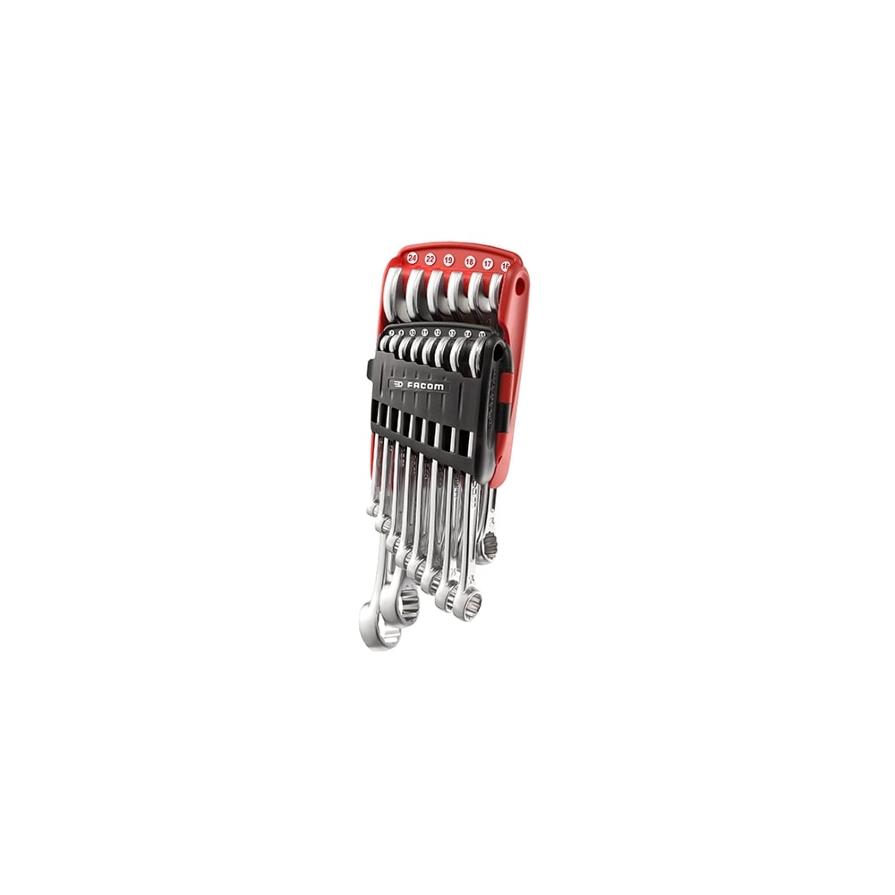 Facom 440.JP14P Combination Spanner Set of 14 Metric 7 to 24mm