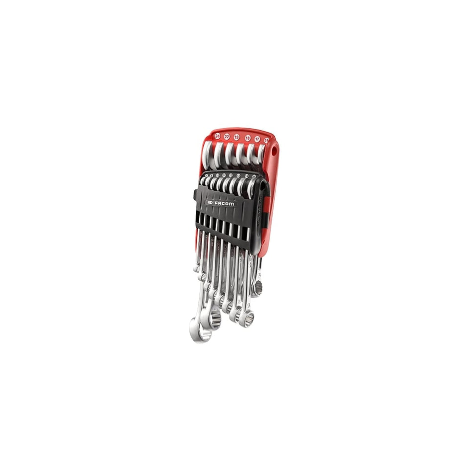Facom 440.JP14P Combination Spanner Set of 14 Metric 7 to 24mm