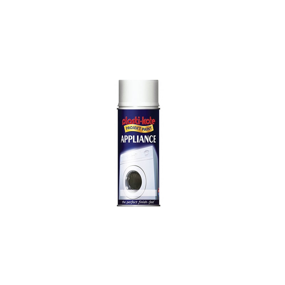Plasti-kote Appliance Enamel Spray Gloss White 400ml