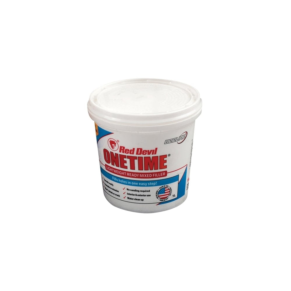 Red Devil Onetime Filler 1 Litre
