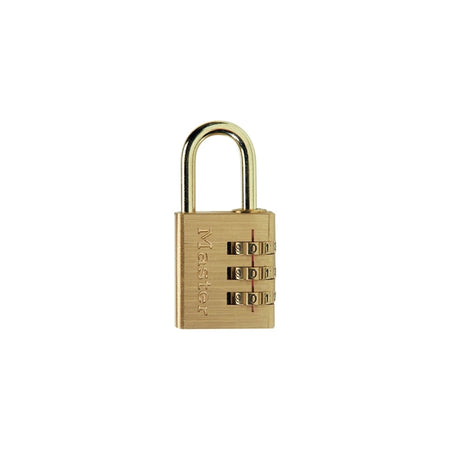 Master Lock Brass Finish 30mm 3 Digit Combination Padlock