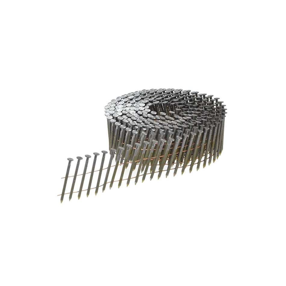 2.1 x 40mm Coil Nails Ring Shank Galvanised Pack of 24,500
