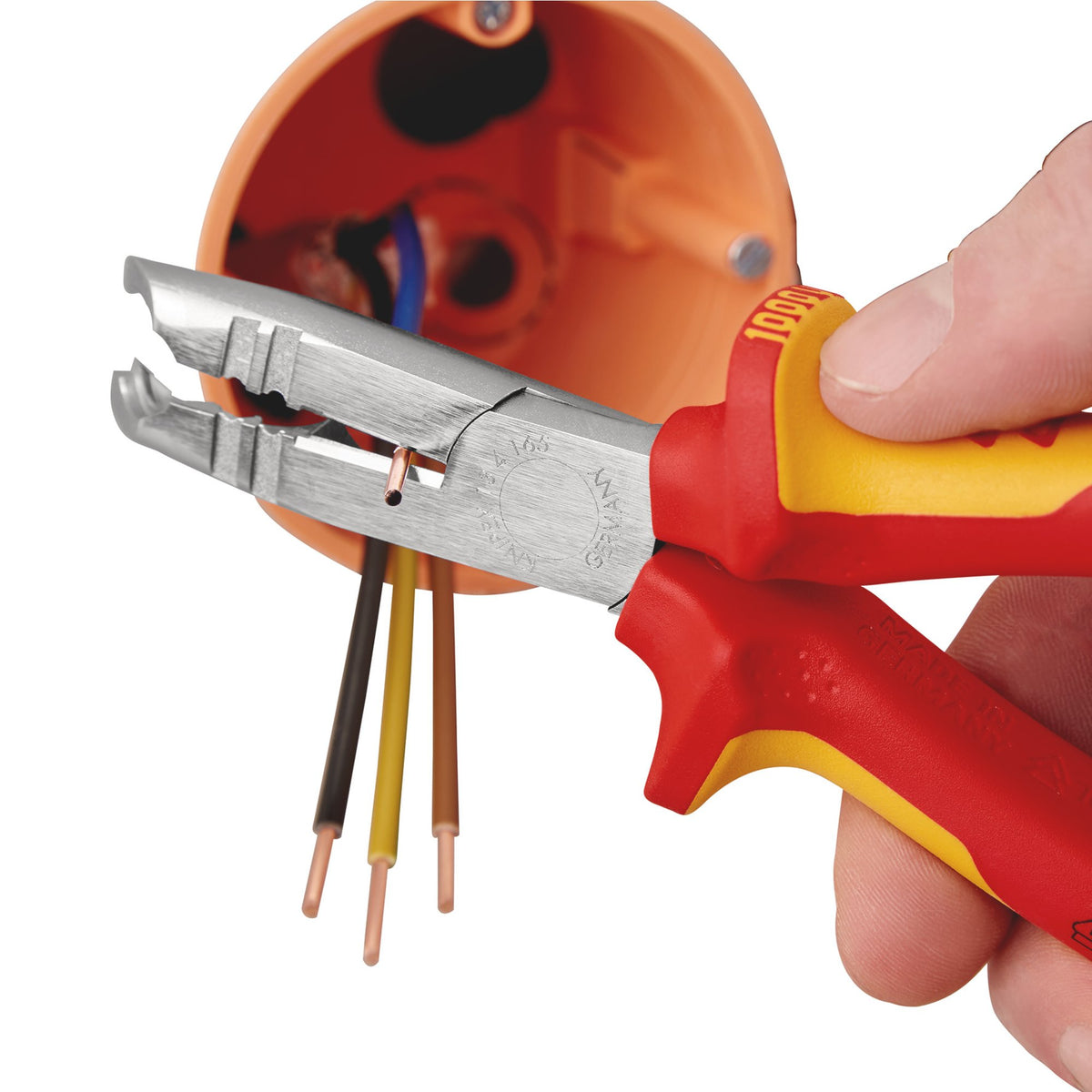 Knipex VDE 160mm Electricians Dismantling Pliers : Model No. 13 46 165
