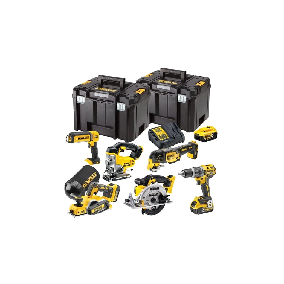 DCK665P3T XR Compact 6 Piece Wood Working Kit 18 Volt 3 x 5.0Ah Li-Ion