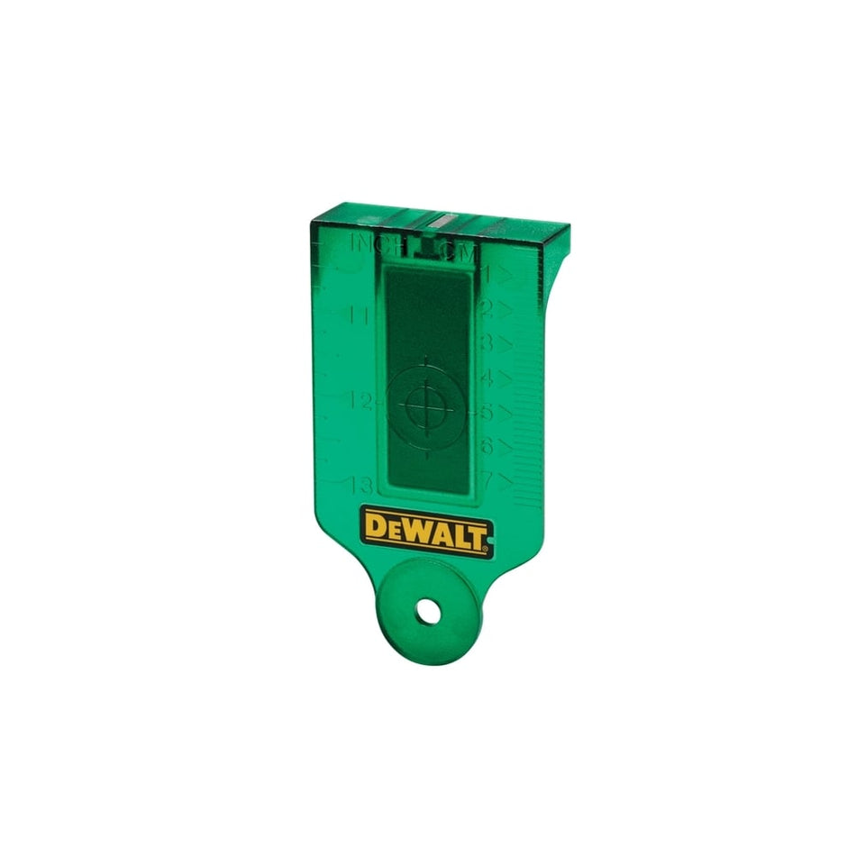 DE0730G Green Laser Target Card