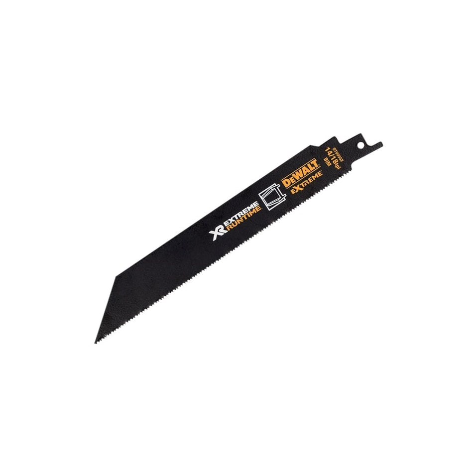 FlexVolt Xtreme Runtime Metal Reciprocating Blades 203mm 14/18 TPI Pack of 5