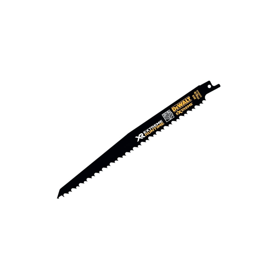 FlexVolt Xtreme Runtime Wood Reciprocating Blades 230mm 4/6 TPI Pack of 5