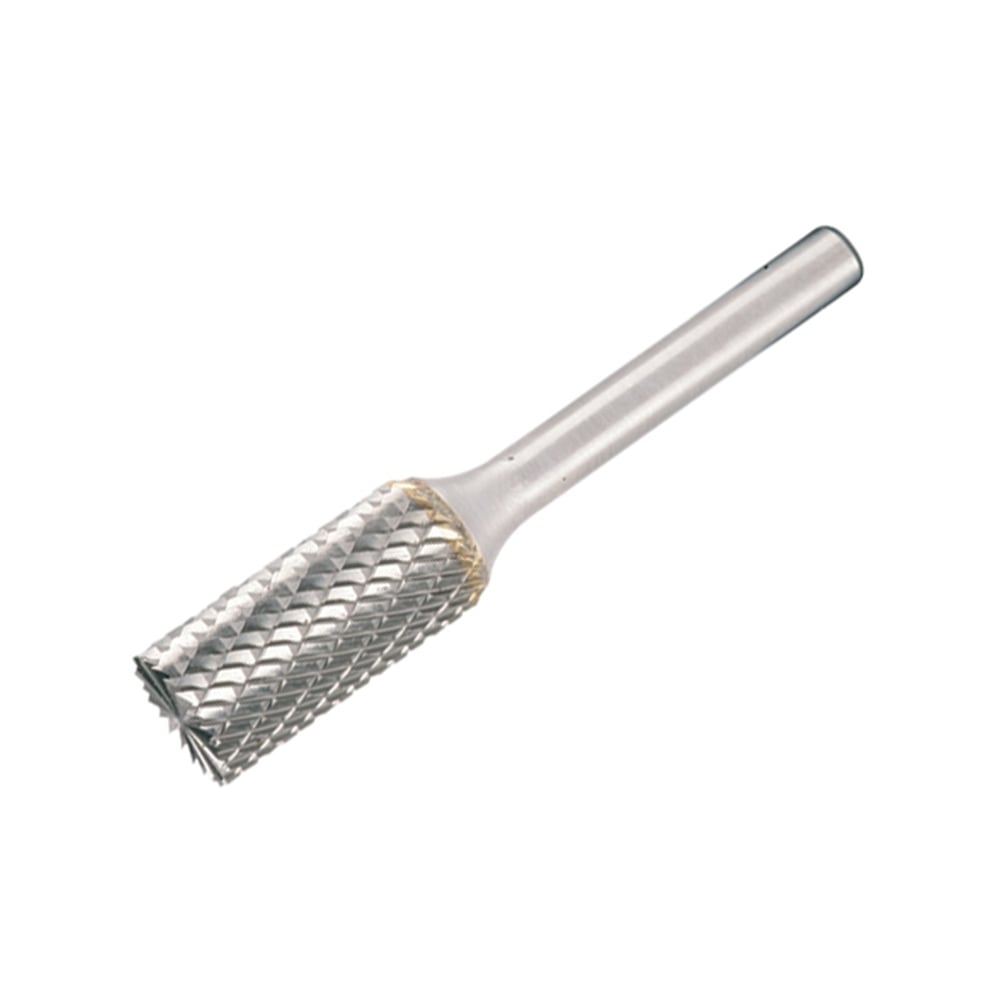 Solid Carbide Bright Rotary Burr - Cylinder with Endcut 6.3mm x 3mm